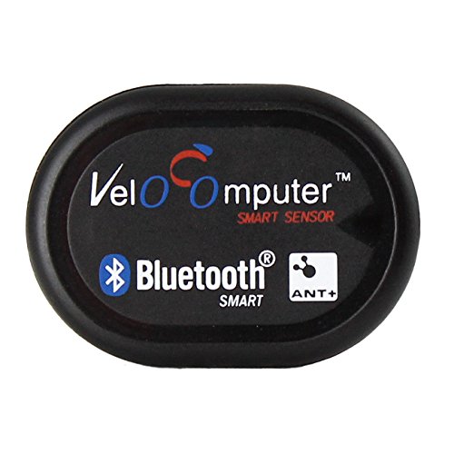 NC-17 Velocomputer VC#5.1 | Fahrrad Dualband Sensor | Trittfrequenz-Sensor oder Geschwindigkeits-Sensor kompatibel zu Ant+, Bluetooth, Radcomputer, IOS iPhone und Android Smartphones | Wasserdicht Ipx8, einfache Montage, Schwarz, One Size