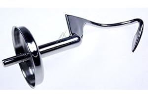 CARESERVICE (MAJOR DOUGH HOOK ST/ST CIRCLIP KM) Frusta a uncino in acciaio Originale Kenwood per MAJOR, KM005, KM006, KM007, KM020, KM021, KM023, KM040, KM080, KM082, KM086, KM088, KM094, KM096, KM098, KM230, KM250, KM506, KM600, KM610, KM615, KM630, KM631, KM636, KM640, KM646, KM800, KM810, KM816, KM840, KMP04, KMP770, KMM020, KMM023, KMM700, KMM705, KMM710, KMM750, KMM760, PM500, PM930, A900