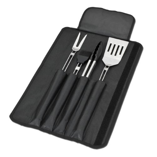 Bremermann 1516 Grillbesteck-Set, 5-teilig aus Edelstahl mit Tasche - 2