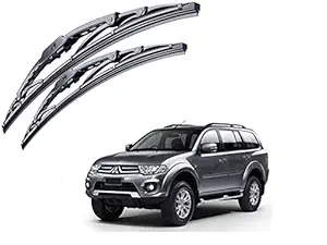 Selifaur - 2Pcs (D 22 x P 18 Inch) Metal Frame High Performance Replacement Car Wiper Blade for Pajero Sport