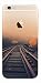 Produktbild MPPK-Hamburg ® Apple iPhone ® 6 Plus / 6s Plus 5,5 Zoll Schutz Hülle - Case in wunderschönem Design – Weiches / transparentes TPU - Schienen im Nebel