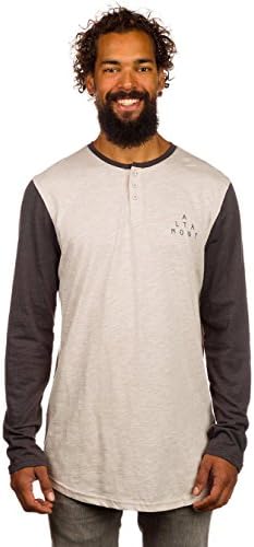 ALTAMONT mens3130001773Spansive Henley T-Shirt Long_Sleeve T-Shirt