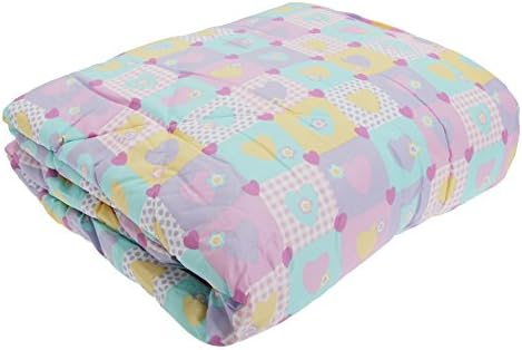 Mucky Fingers Childrens Girls Patterned Single Quilt/Duvet Bedspread (193cm x 254cm (76 x 100)) (Hearts)