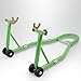 Produktbild BITUXX® Motorradständer hinten Motorrad Montageständer Hinterrad Transportständer Grün für viele gängige Motorräder