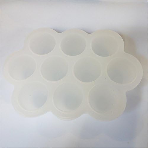 LCYCN Silicone Freezer Tray For Baby Food Storage Reusable Baby Food Storage Containers - Silicone Freezer Trays For Microwave, Oven And Dishwasher,White