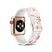 Produktbild Gimartuk Ersatz-Armband für Apple Watch, 40 mm, 44 mm, Serie 4, 38 mm, 42 mm, Serie 3, weiches Silikon, Sportarmband, iWatch Serie 4/3/2/1, Unisex, apple watch silicone band, C1, 38mm/40mm