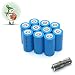 Produktbild 8-Pack CR123A 3.7V Wiederaufladbare Akku Li-ion Batterie + LED-Taschenlampe Set