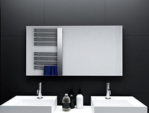 Badspiegel Designo MA4111 mit A++ LED Beleuchtung – (B) 60 cm x (H) 100 cm – Made in Germany – TIEFPREISGARANTIE Design 2017 Badezimmerspiegel Wandspiegel AKTIONSPREIS Lichtspiegel rundherum beleuchtet Bad Licht Spiegel - 7