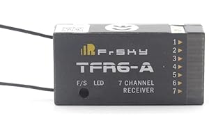 SPARKHOBBY Frsky tfr6a tfr6-a récepteur 7 canaux 2,4 ghz Compatible fasst Module futaba t14sg t8fg pour Drones FPV télécommandés (TFR6-A)
