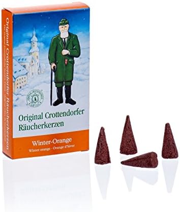 Crottendorfer incense candles, winter fragrance, Winter-Orange
