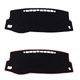 Randfarbe: Rot / Blau JenNiFer Polyester-rutschfeste Auto-Schlag-Matten-Armaturenbrett-Abdeckungs-Auflage-Sonnenschutz-Dasmat für Toyota Corolla 2014-2018 - Rot