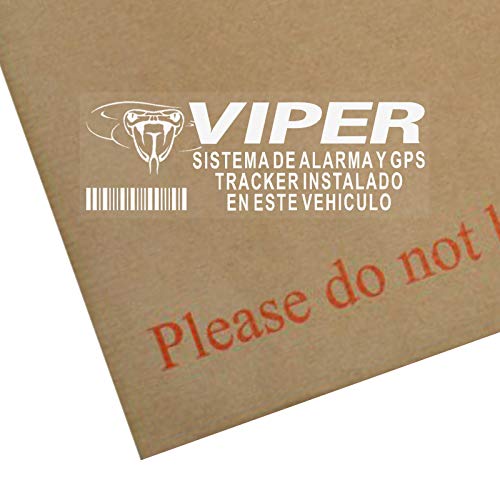 Platinum Place 5 x Viper System de Alarma y GPS Tracker Instalado en este Veulo-Etiqueta de la Ventana-vehículo