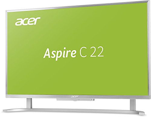 Acer Aspire C22-760 52,67 cm (21,5 Zoll Full HD) All-in-One All-in-One Desktop PC (Intel Core i3-6100U, 4GB RAM, 2000GB HDD, Intel HD Graphics 520, Win 10 Home) weiß/silber - 3