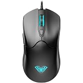 Aula S13 1200/1800 / 2400 / 3600DPI Adjustable RGB Optical Wired Gamer Gaming Mouse