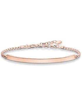 Thomas Sabo Damen-Armband Love Bridge 925 Sterling Silber 750 rosegold vergoldet Länge von 16.5 bis 19.5 cm Brücke...