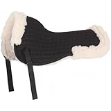 Shires Sattelkissen, vollständig gefüttert schwarz schwarz L