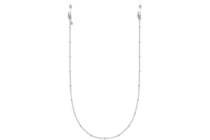 GD GOOD.designs EST. 2015 Catena portaocchiali da donna in oro e argento I Catena portaocchiali in acciaio inox per occhiali da sole I Catena portaocchiali impermeabile - Catena portamaschere