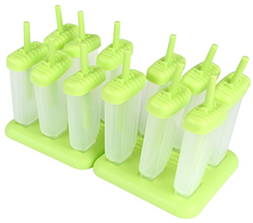Yier Plastik Popsicle Formen Eis Lolly Maker BPA Free Kids Küche Eis Pop Moulds Maker, Pack von 2