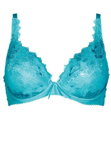 Fiore By Lepel Emerald Green Padded Plunge Bra