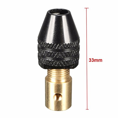 wishfive 0,3–3,5 mm Mini Universal Bohrfutter Electronic three-jaw-Schnellspannbohrfutter Werkzeuge Set - 4