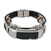 Produktbild Für Fitbit Alta Fitbit Alta HR,Hunpta Ersatz Leder Armband Band Armband (Kaffee F)