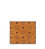 mcm herren portemonnaie Maße: 11,6 x 9,6 x 1 cm MCM Herren Geldbörse Visetos Original Cognac