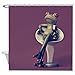 whiangfsoo Frosch Drink Wine Muster Bad Decro Polyester-Wasserdicht-Badezimmer Dusche Vorhang Liner für Kinder, #8, 60'x72'(150x180cm)