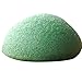 SODIAL(R)Konjac Konnyaku Jelly Fiber Face Makeup Wash Pad Cleaning Sponge Puff Exfoliator-green