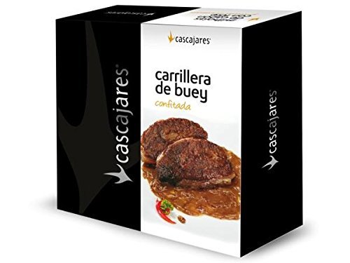 CASCAJARES - Carrillera de Buey, pieza de medio kilo lista para calentar y servir acompañada por la salsa y guarnición que se quiera. Sin gluten.