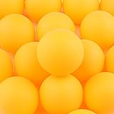Tamaño: 40 mm (Dia.) Pack de 150 plástico pelotas de tenis de mesa PING PONG Balls 40 mm para aficionados de entretenimiento, tenis de mesa la formación, adultos y niños juegos (amarillo)
