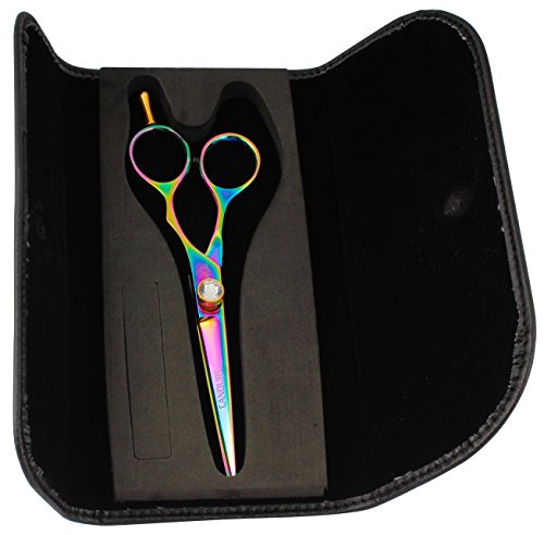 Professionell Multi Titan Haarschneideschere 5.5″ Zoll Haarschere Friseur SchereProfi Friseurschere + Etuis - 2