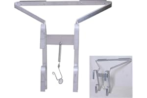 RIGOGO Espaciador de escalera en forma de I, ligero, de aluminio, escalera universal para escalera