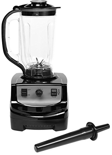 MEDION Standmixer MD 16517 Leistung 1500 W, Behälter für 2,5l, Impulsschalter, Edelstahl Zahnklinge, Sicherheitsschalter, 6 Geschwindigkeitsstufen, schwarz
