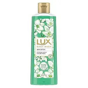 Lux Shower Gel, Freesia Scent & Aloe Vera Bodywash, Skin Cleanser With Long Lasting Fragrance, Paraben Free, 245 ml