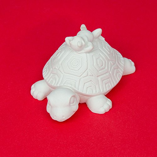 Silikonform im Schildkrötendesign mit kleinem Frosch, Herstellung von 3D-Seife, Kerze, Muffin, Kuchen, Gipsform, Wackelpudding, Mouse, Candle, Soap, Docht, und Eiswürfel, Deko, Gelee, Farbe: Rosa - 4