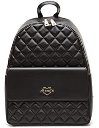 Moschino Love Moschino Mujeres mochila de cuero de acolchado Negro única Talla