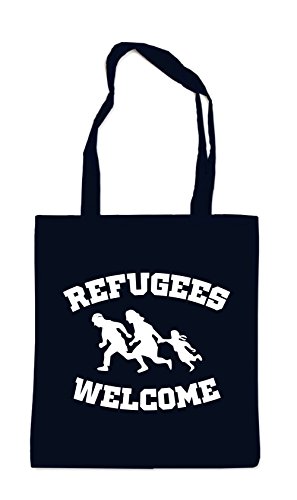 Preisvergleich Produktbild Refugees Welcome Bag Black
