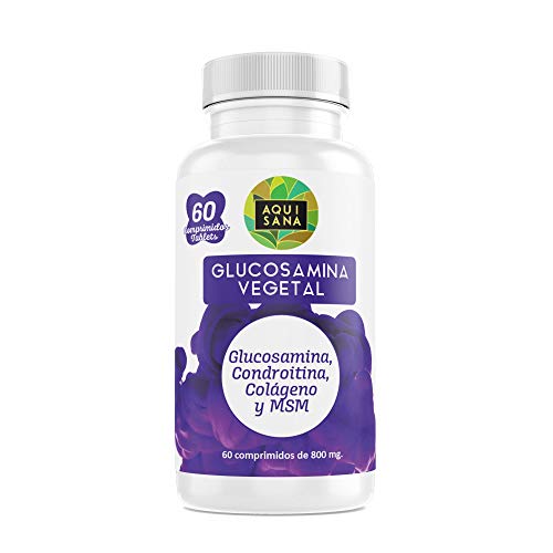 Glucosamina, condroitina e msm per il benessere delle articolazioni - Integratore alimentare per alleviare il dolore muscolare - Glucosamina condroitina per i processi infiammatori - 60 capsule