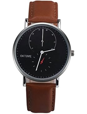 Rosepoem wasserdichte Studenten Watch Quarz Analoguhren Einfache Armbanduhr Mädchen Jungen Lässige Uhren Runde...