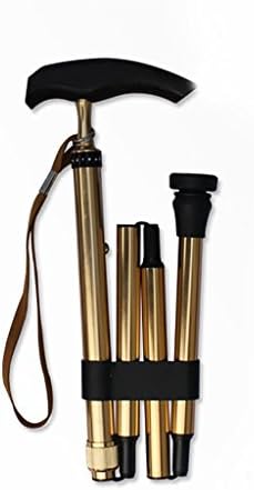 G&amp;M Aluminum crutches propped on one foot for the elderly the elderly four-stick magnetic telescopic non-slip walking stick