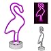 Produktbild Bada Bing LED Neonlicht Flamingo Stimmungslicht Leuchtreklame Neonröhren Optik Tischlampe Tischdeko Trend 72