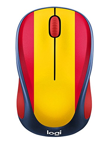 Logitech M238 Fan Colección - Ratón inalámbrico, diseño Bandera España