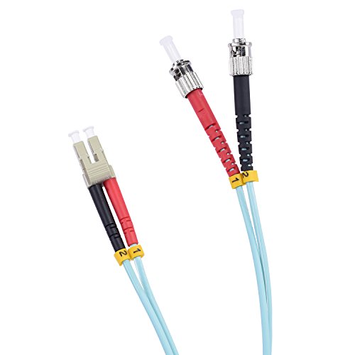 TPFNet 2m Cable de Fibra Óptica Duplex Multimodo OM3 ST/LC - 50/125µm - 10Gb