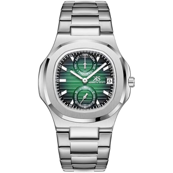 Buy Kenneth Scott Men's LD53 Movement Watch, Multi Function