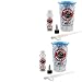 Produktbild 2 x Barista Brew e-Liquid FROZEN Strawberry Watermelon Refresher, Shake-and-Vape für Ihre e-Zigarette, 0.0 mg Nikotin, 2 x 50 ml