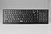 Produktbild Exing Tastatur Wireless Touch Tastatur Smart TV Wireless Tastatur Multifunktions Trackpad Schwarz Weiß (Farbe : Schwarz)