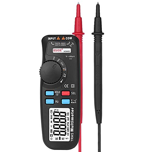 Preisvergleich Produktbild Shuzhen,AC Clamp Multimeter Stromfrequenz-Temperaturmessgerät mit Taschenclip