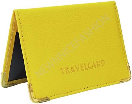 AARU®Oyster Card Travel Card Bus Pass Holder Wallet Railcard Cover Case NEW (YELLOW)