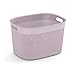Produktbild Kis Filo Aufbewahrungskorb Organizer Aufbewahrungbox aus Kunststoff Multifunktional (XL 30L, Rosa)