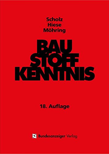 Preisvergleich Produktbild Baustoffkenntnis